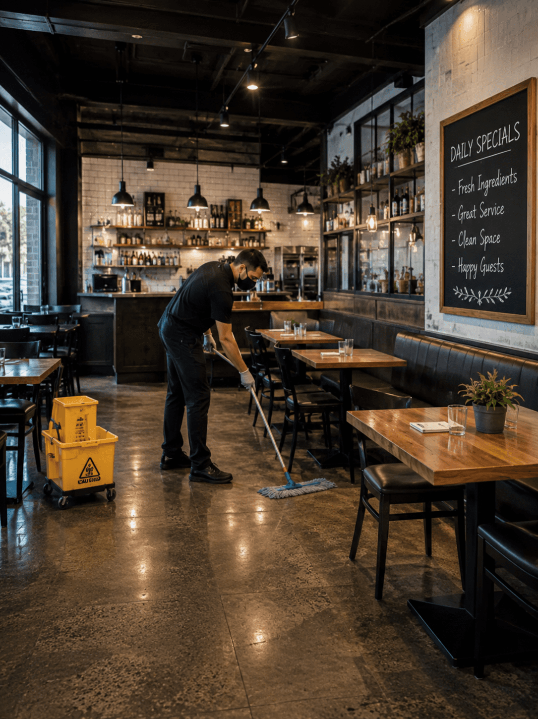 restaurant cleaning