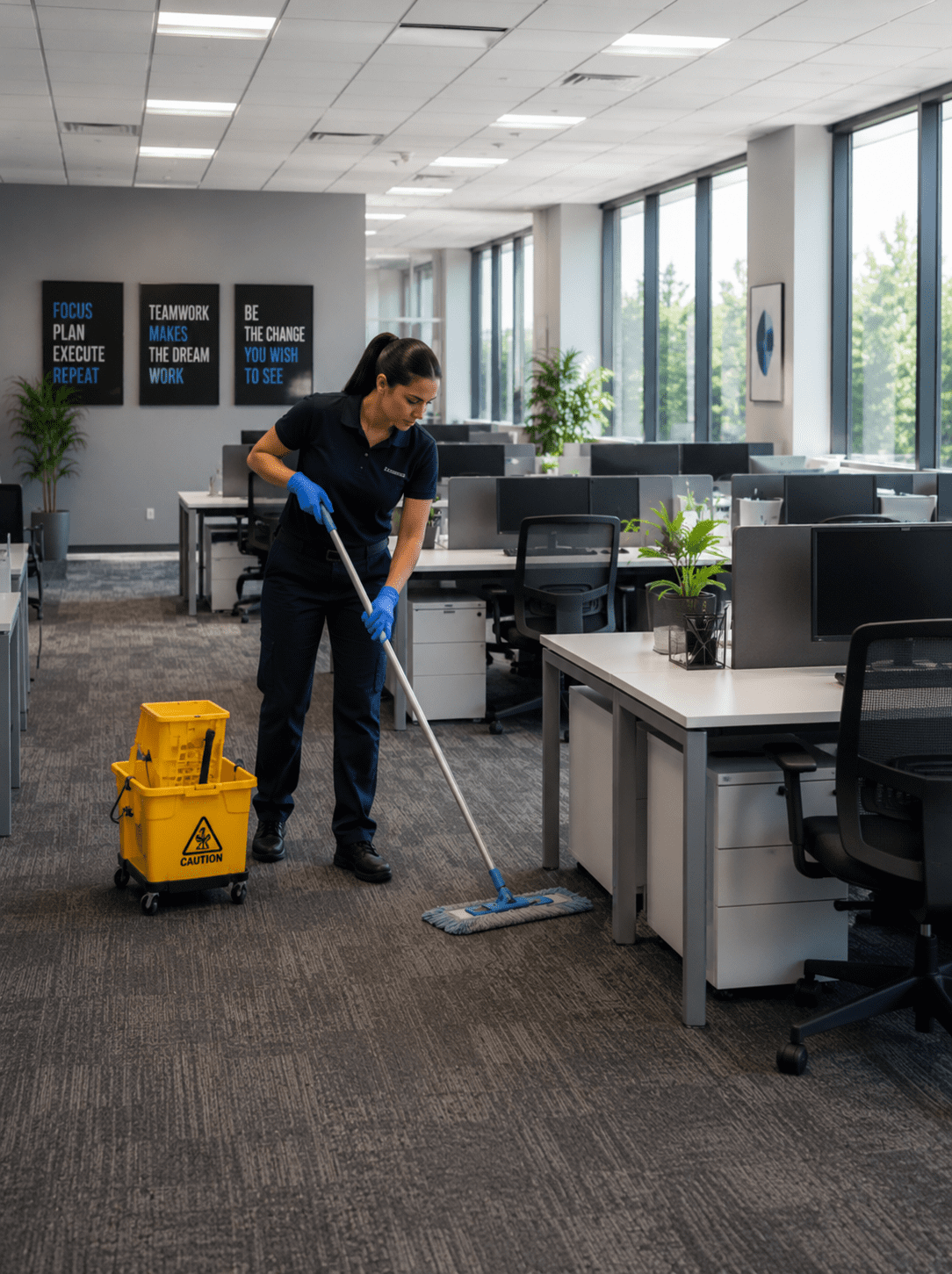 office and workspace cleaning